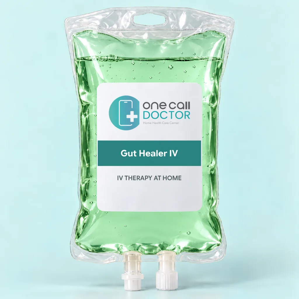 One Call Doctor Gut Healer IV bag for IV therapy at home