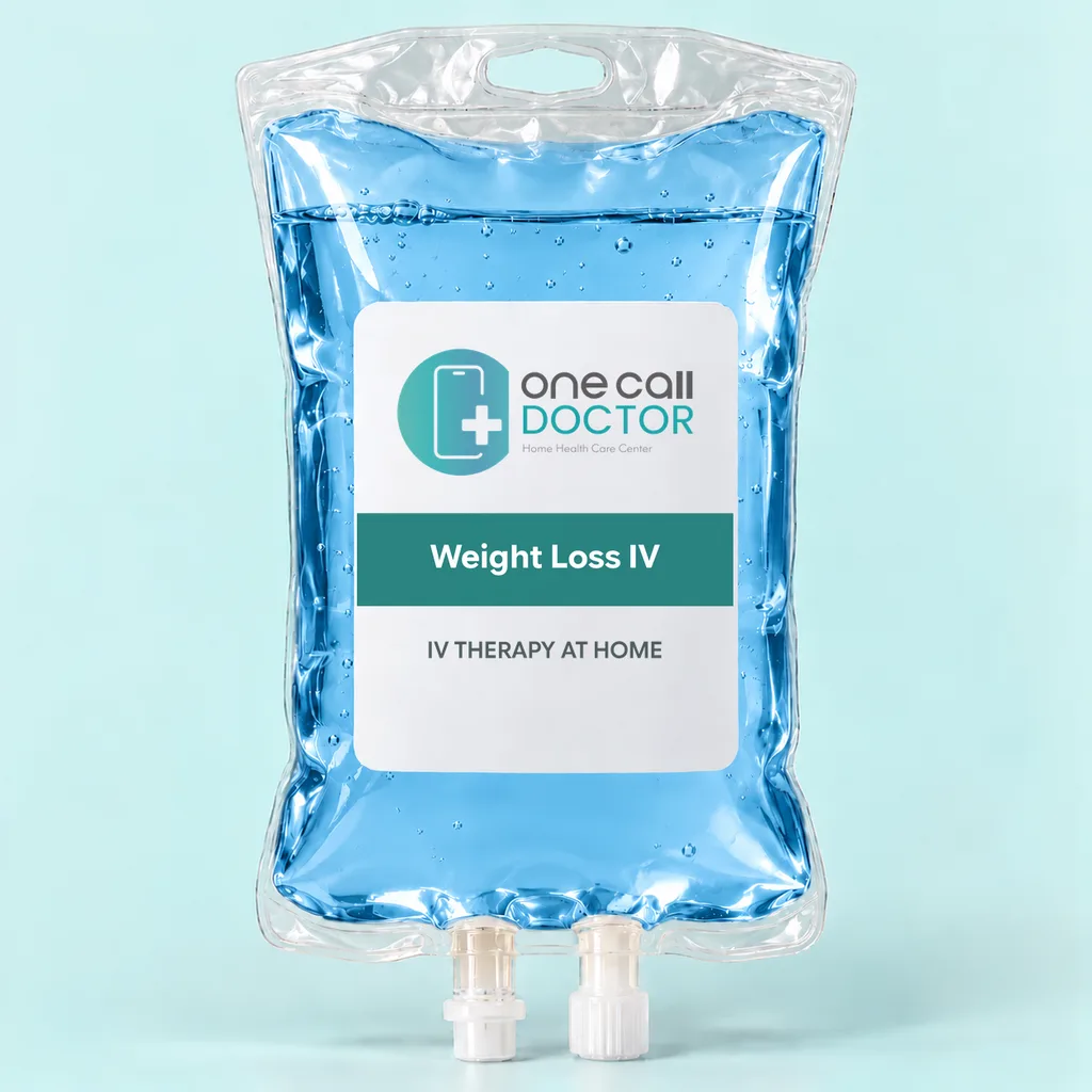 One Call Doctor Weight Loss bag for IV therapy at home